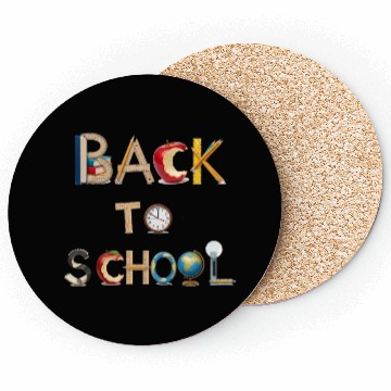 Discover Back to School Coasters