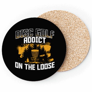 Discover Disc Golf Ultimate Frisbee Coasters