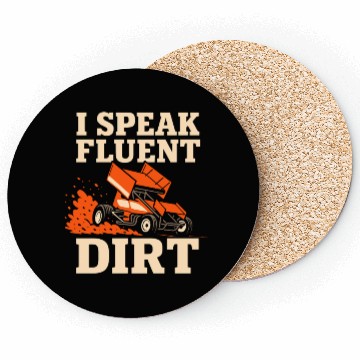 Discover Sprint Car Racing Dirt Track Speed Oval Race Coasters