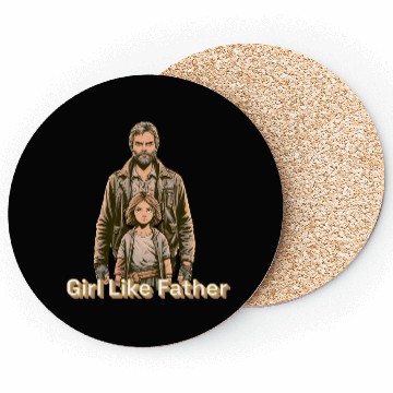 Discover Girl Like Father Coasters