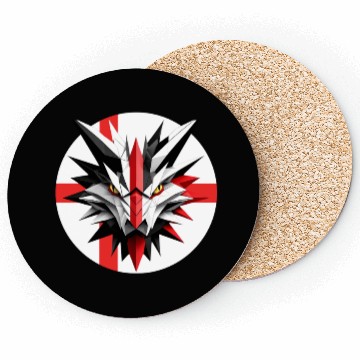 Discover UK St George's Dragon England Flag Coasters