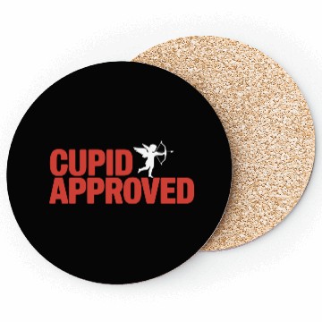 Discover Cupid Approved Silhouette Coasters