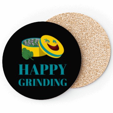 Discover Cheerful Smiling Pills and Broccoli Design Coasters