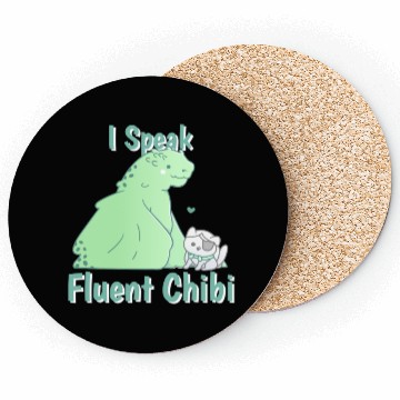 Discover I Speak Fluent Chibi Chibi Drawing Coasters