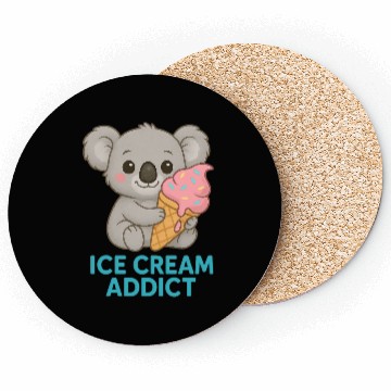 Discover Ice Cream Addict Coasters