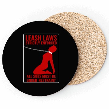 Discover Leash Law Enforced Coasters