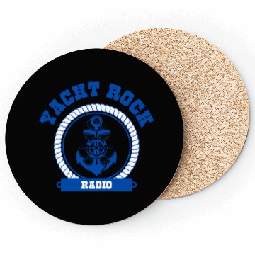 Discover YACHT ROCK - BLUE LETTERS Coasters