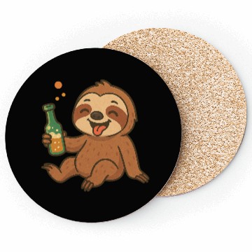 Discover Drunk Party Sloth Coasters