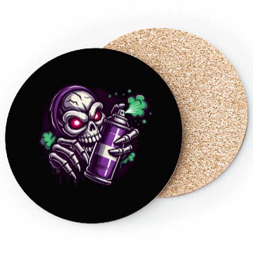 Discover Skull Sprayer Coasters