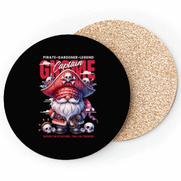 Discover Captain Gnome-Pirate Gardener Legend Coasters