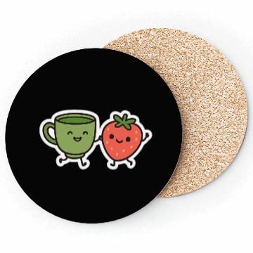 Discover Matcha & Berry Besties Coasters
