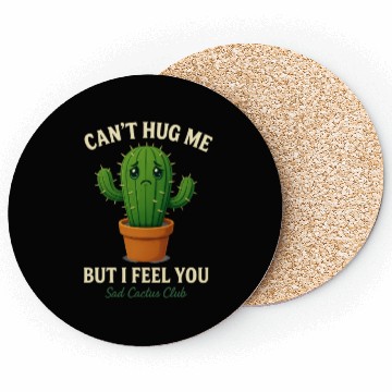 Discover Sad Cactus Club Coasters