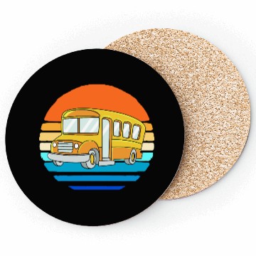 Discover School Bus Driver Coasters