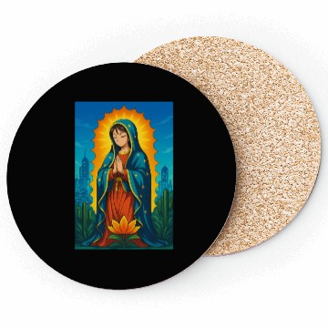 Discover GUADALUPE VIRGEN ANIME STYLE Coasters