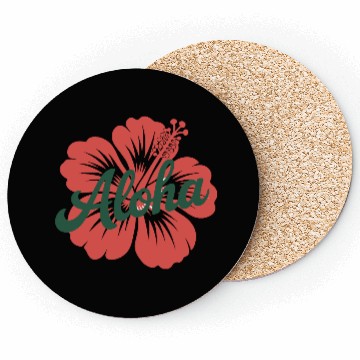 Discover Tropical Hibiscus Aloha Coasters