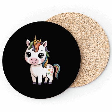 Discover Believe in Magic – Cute Rainbow Unicorn Fantasy Coasters