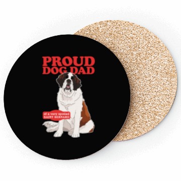 Discover Saint Bernard Dog Dad St. Bernhard Coasters