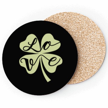 Discover Lucky Love Four Leaf Clover Coasters