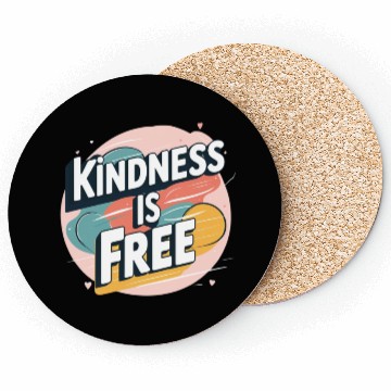 Discover Kindness is Free Coasters