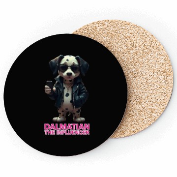 Discover Dalmatian the Influencer Coasters