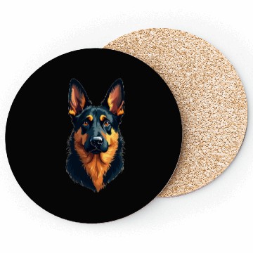 Discover “German Shepherd” – Bold & Beautiful Dogs Coasters