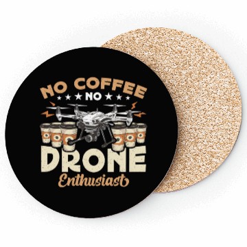 Discover Drone Enthusiast No Coffee Aviation Coffee Lover Coasters