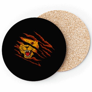 Discover Wild Beast Scratch Coasters
