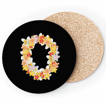 Discover Hawaiian Flower Necklace – Tropical Aloha Vibe Coasters
