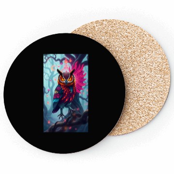 Discover Electric Dream Owl Coasters