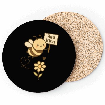 Discover Bee Kind – Save the Bees Coasters