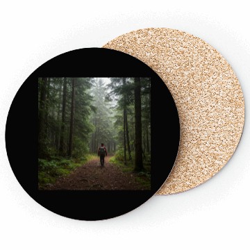 Discover Enchanted Forest Nature Scene Coasters
