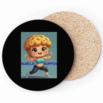 Discover MUSCLE MUFFIN-Muscle Pose Coasters