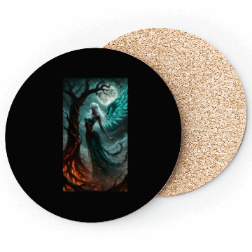 Discover Moonlight Winged Elf Coasters
