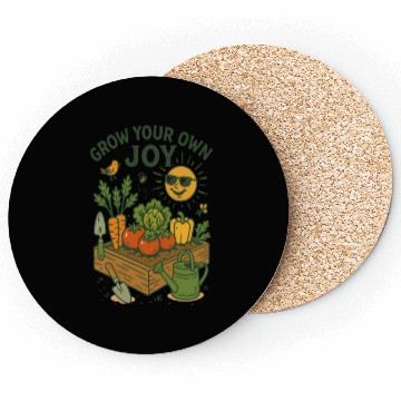 Discover Vegetable Gardening Coasters