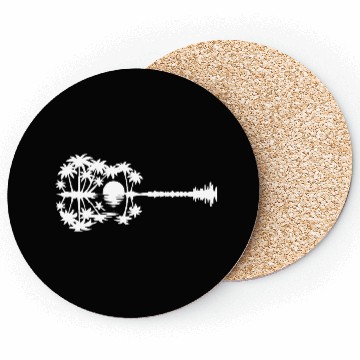 Discover Sunset Palm Tree Silhouette Design Coasters