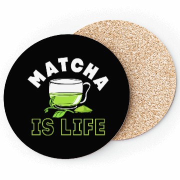 Discover Matcha Green Tea Lover Tea Coasters