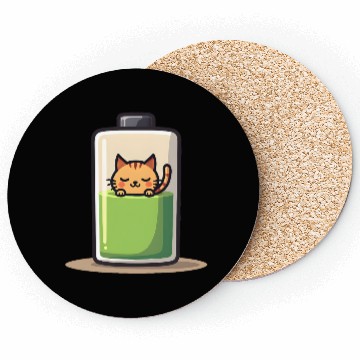 Discover Cat Nap Battery Coasters