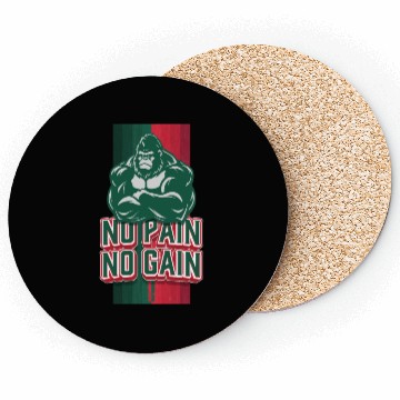 Discover 1RSN - No pain No gain Coasters