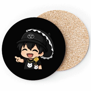 Discover Chibi Joneda Laugh Coasters