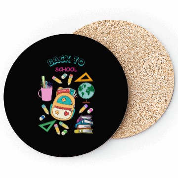Discover Back to School Coasters