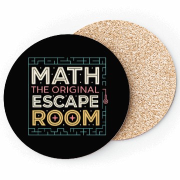 Discover Math: The Original Escape Room | Puzzle Design Coasters