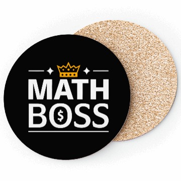 Discover Math Boss | Rule the Numbers with Style Coasters