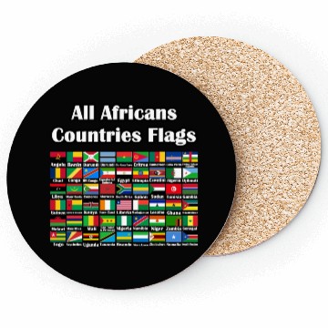Discover All Africans Countries Flags Coasters