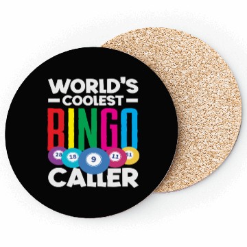 Discover Bingo World's Coolest Bingo Player Vibes Coasters