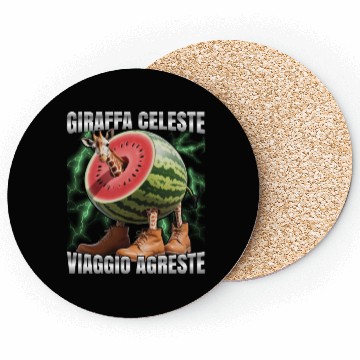 Discover Giraffe Celeste Viggio Coasters – Surreal Meme Coasters