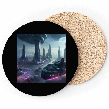 Discover Ethereal Alien Planet Landscape Coasters