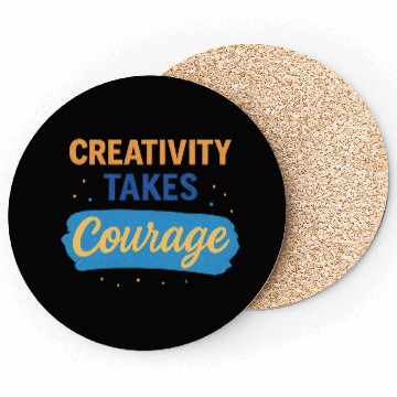 Discover Inspirational Quote with Bold Typography Coasters