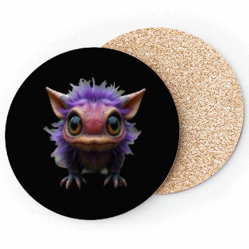 Discover Cutie Creature - Purple Coasters