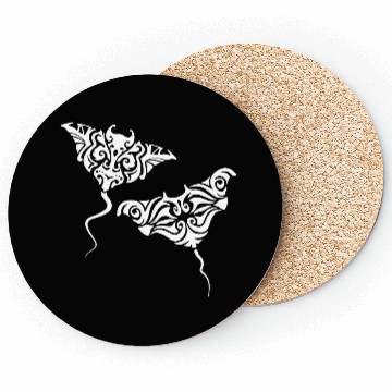 Discover Intricate Butterfly Tribal Pattern Coasters