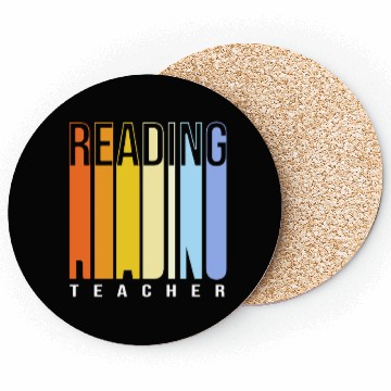 Discover Back To School Reading Teacher Coasters